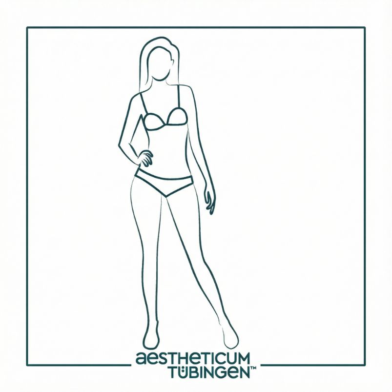 Lipödem OP bei Stuttgart: Darstellung nachher zeigt einen schlanken Körper