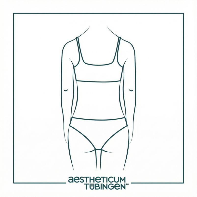 Schaubild Fettabsaugung nach der OP