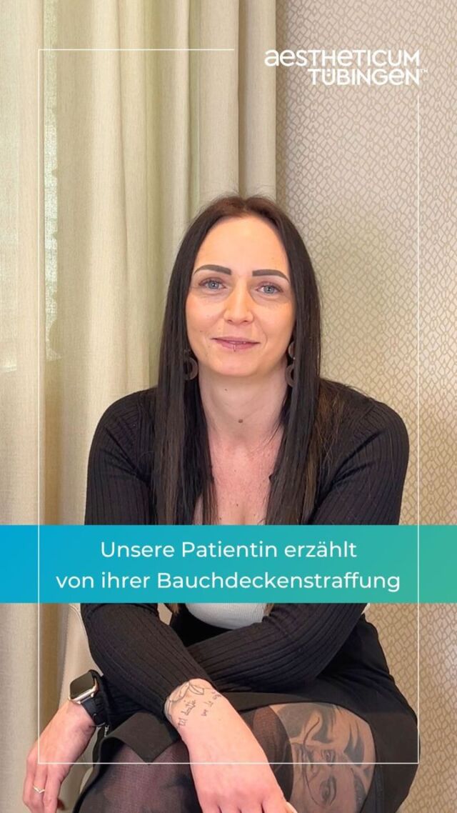 Zwei Jahre nach ihrer Bauchstraffung teilt Nicole ihre Erfahrungen und wie es ihr seitdem ergangen ist. Nach zwei Schwangerschaften und einer deutlichen Muskelschwäche sehnte sie sich nach ihrer früheren Form zurück. Schaut euch gerne an, was sie darüber berichtet.

Vielen Dank, liebe Nicole, dass du uns an deinem Verlauf teilhaben lässt!

#aestheticumtübingen #tübingen #plastischechirurgie #ästhetischechirurgie #rekonstruktivechirurgie #reutlingen #stuttgart #beratung #drphilippbraun #droliverlotter #martinpham #plastischerchirurg #op #facharzt #bauchdeckenstraffung #interview #erfahrungsbericht
