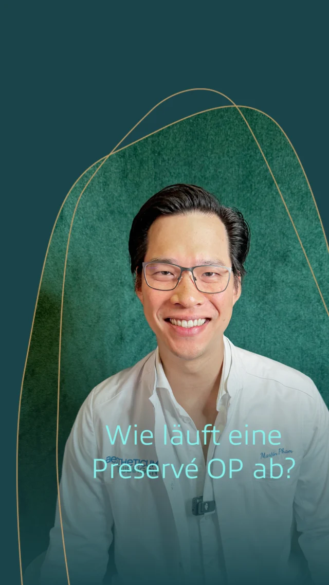 Wie läuft eine Motiva Preservé OP eigentlich ab?

Im zweiten Teil unserer Videoreihe erklärt Facharzt Martin Pham Schritt für Schritt, was dich erwartet, vom Vorgespräch über die OP unter Dämmerschlaf bis zur Nachsorge.

Keine Vollnarkose, kein stationärer Aufenthalt, aber ein klar strukturierter Ablauf mit ärztlicher Begleitung.

Du stehst bei uns im Mittelpunkt, mit deinem Sicherheitsbedürfnis und deinen Fragen.

Komm mit uns ins Gespräch. Wir beraten dich klar und verständlich.

Link zur Terminbuchung in der Bio!

Be confident. Be you.

#Brzstvergrößerung #Preservé #PlastischeChirurgie #ÄsthetischeChirurgie #Schönheitschirurgie #Lidstraffung #Brustchirurgie #MommyMakeover #NatürlichSchön #SelbstbewusstSein #IndividuelleBeratung #AestheticumTübingen #Tübingen #BeConfidentBeYou